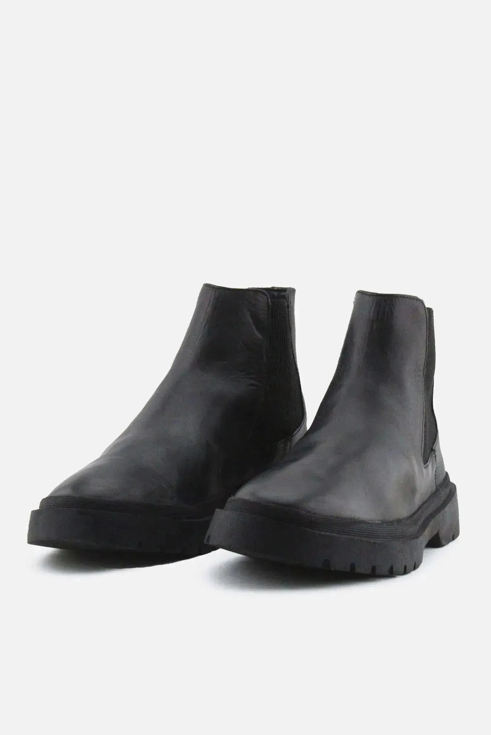 Zara Stretchable Chelsea Ankle Boots | 100% Authentic Leather - sundaybazar