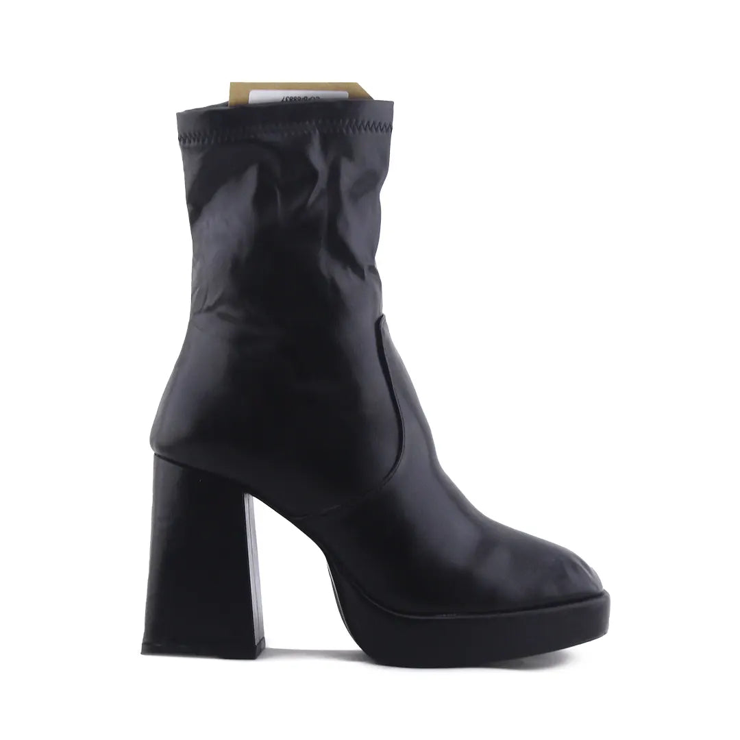 Pull & Bear Zipper Ankle Boot | 100% Authentic Leather