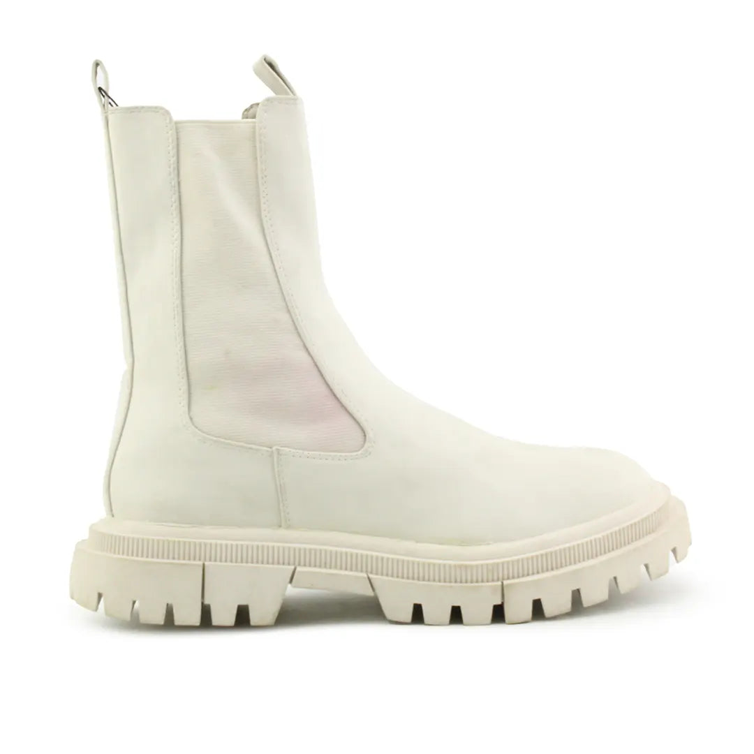 Bershka Stretchable Ankle Boot | 100% Authentic Leather