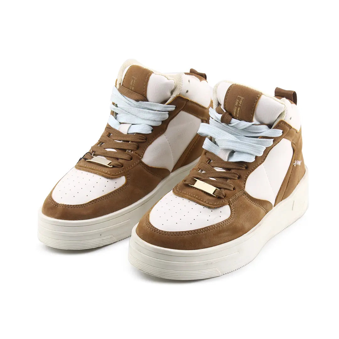 Bershka High Top Lace Up Shoes