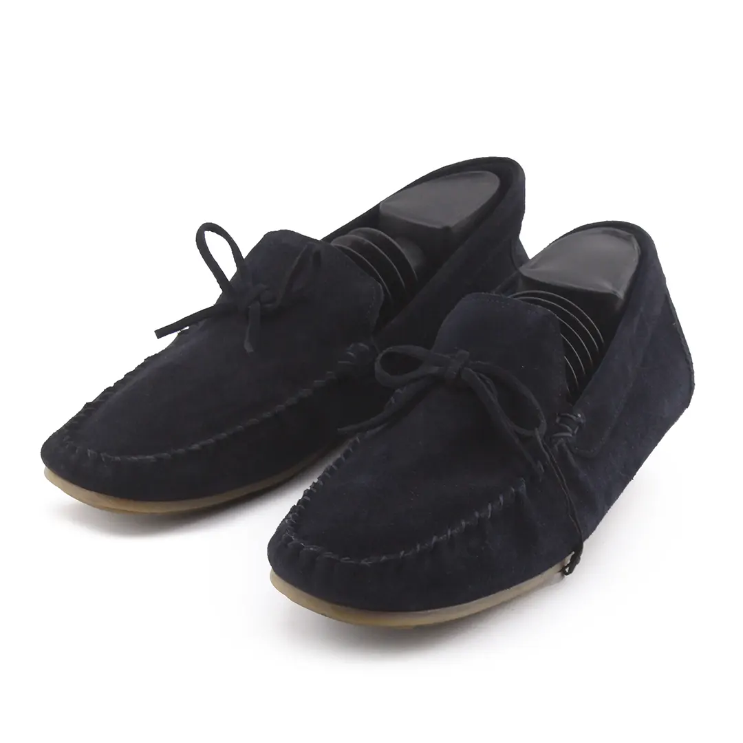Zara Suede Penny Loafers