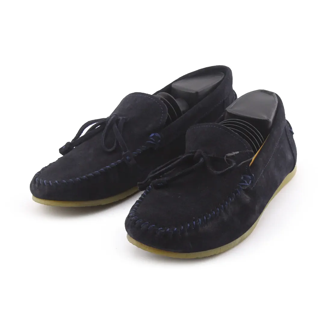 Zara Suede Penny Loafers