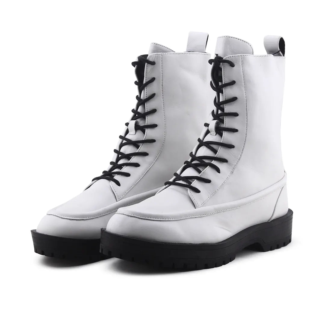 Zara Lace Up Ankle Boot | 100% Authentic Leather