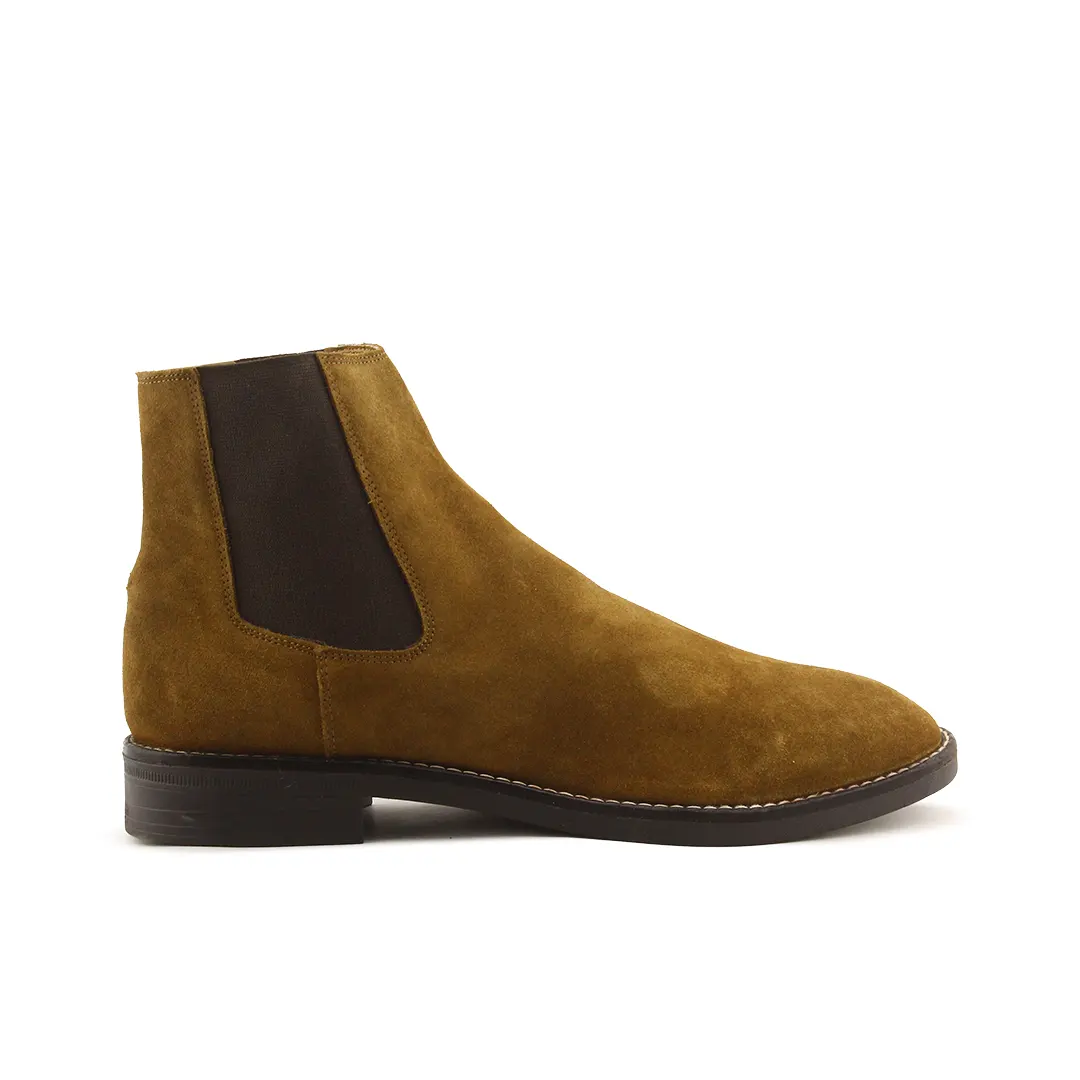Zara Stretchable Suede Ankle Boots