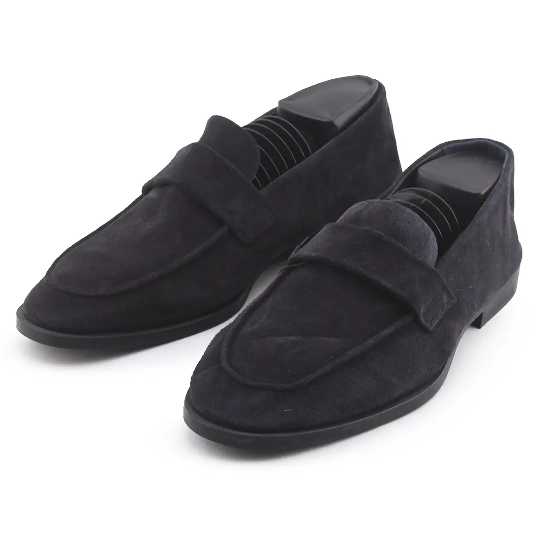 Zara Suede Penny Loafers