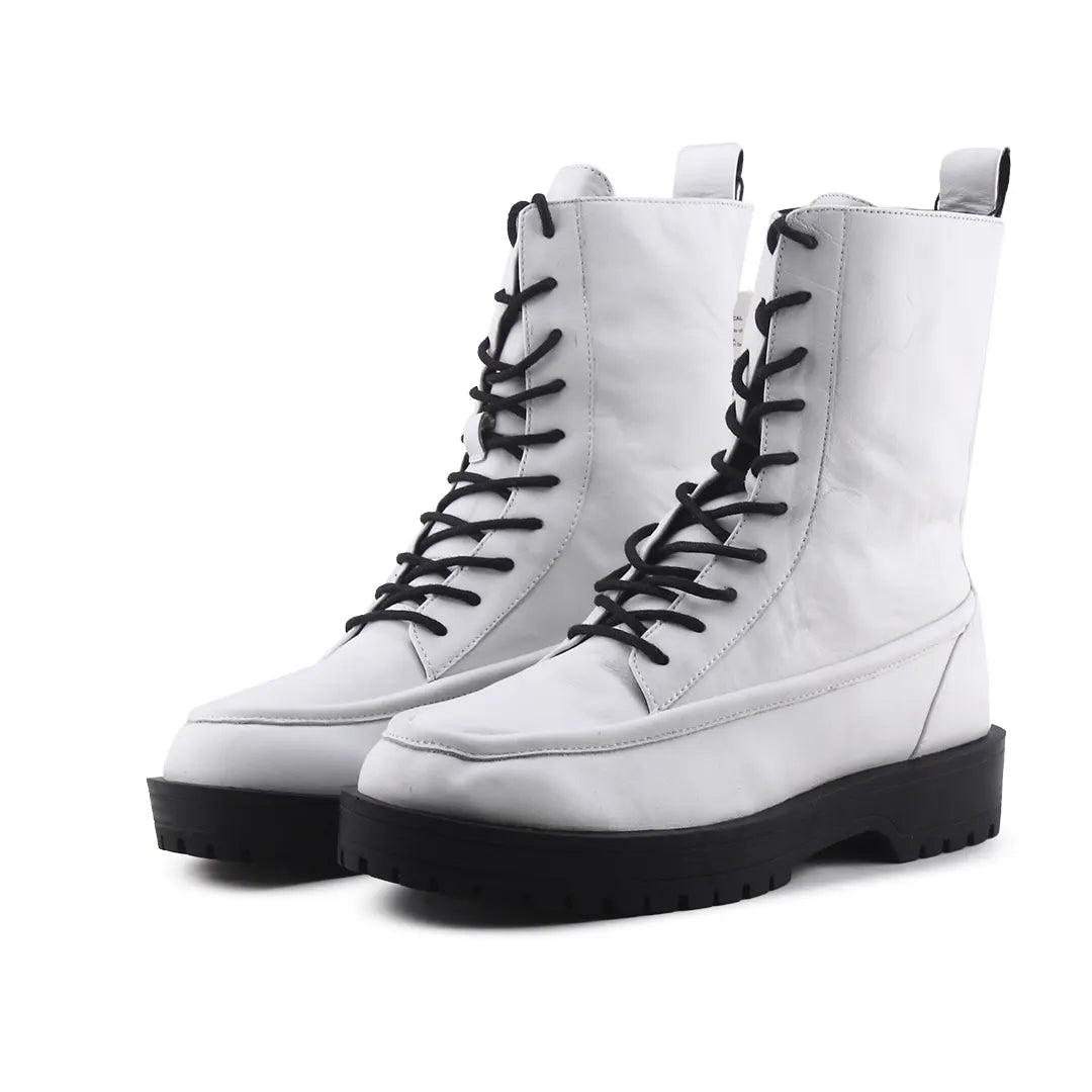 Zara Lace Up Ankle Boot | 100% Authentic Leather
