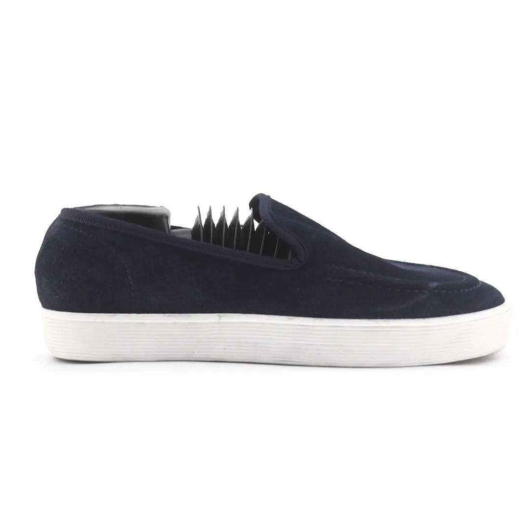 Zara Suede Slip On Loafers