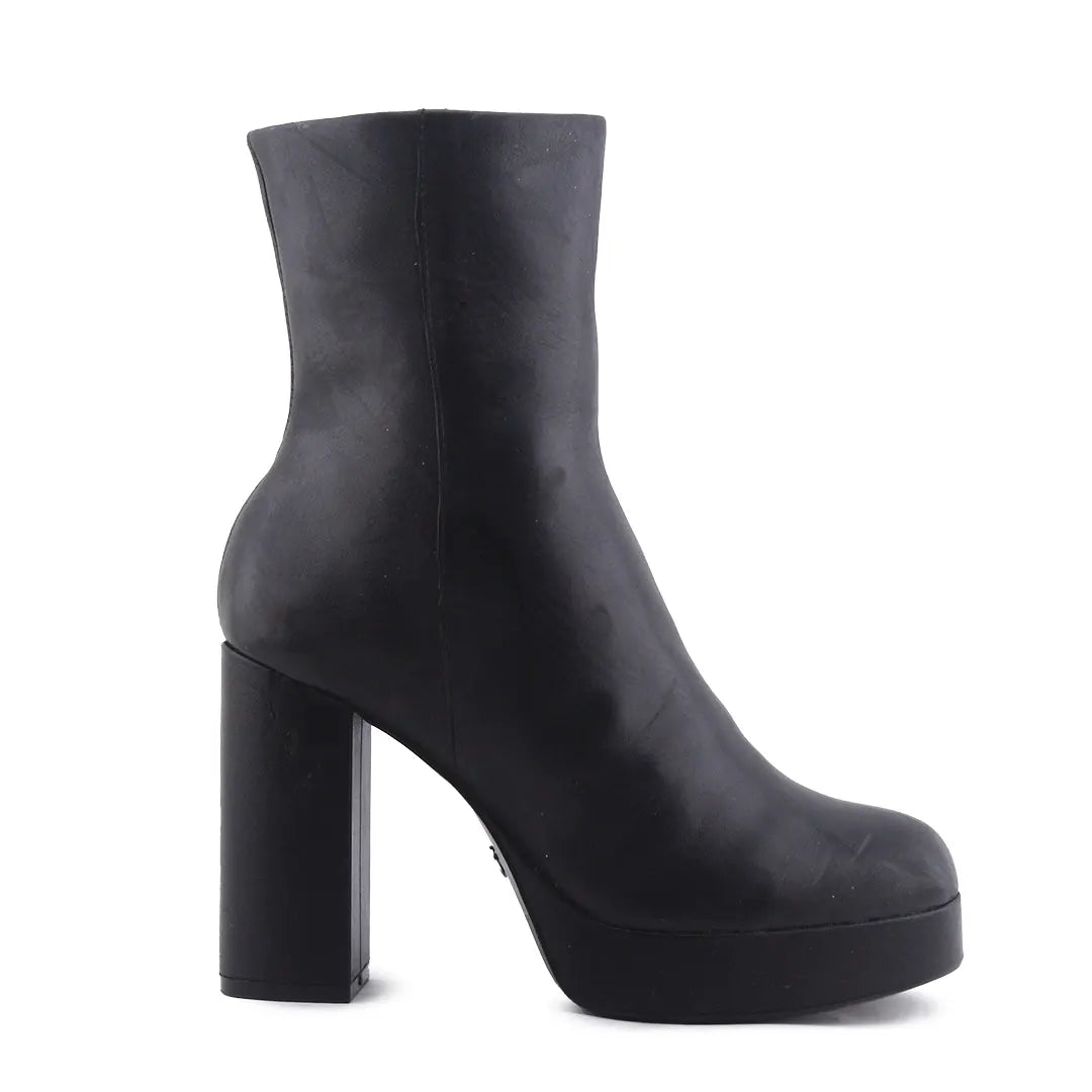 Zara Zipper Ankle Boot | 100% Authentic Leather