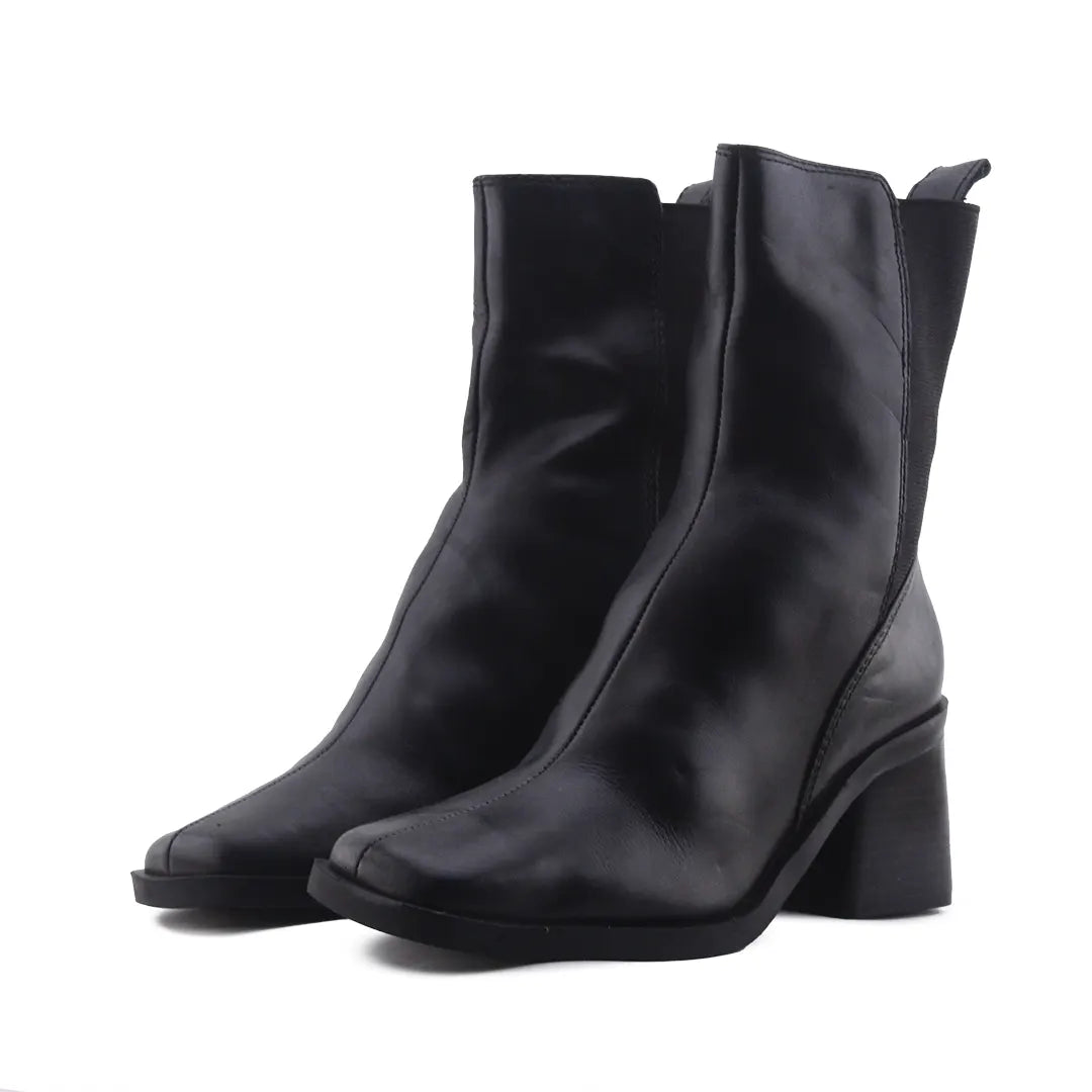 Zara Stretchable Ankle Boot | 100% Authentic Leather