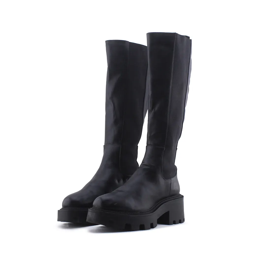 Zara Stretchable Knee High Boot | 100% Authentic Leather