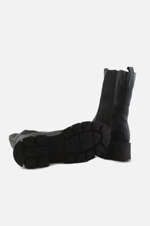 European Brand Stretchable Combat Ankle Boots | 100% Authetic Leather - sundaybazar