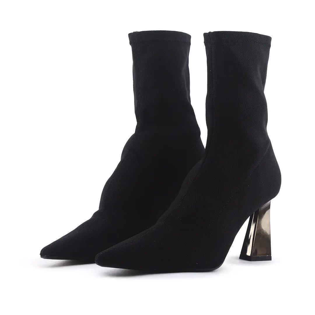 Bershka Sock Ankle Boot
