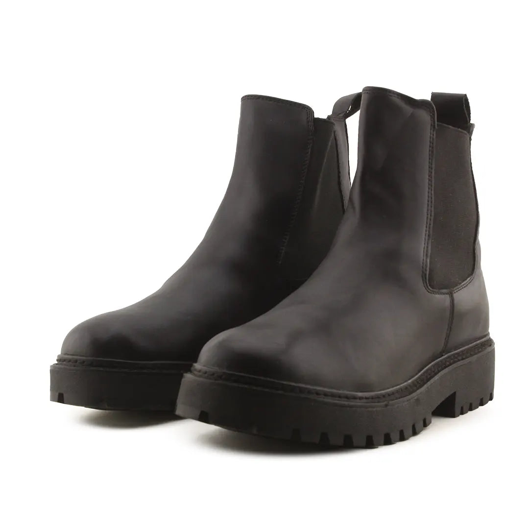 Pull & Bear Stretchable Ankle Boot | 100% Authentic Leather