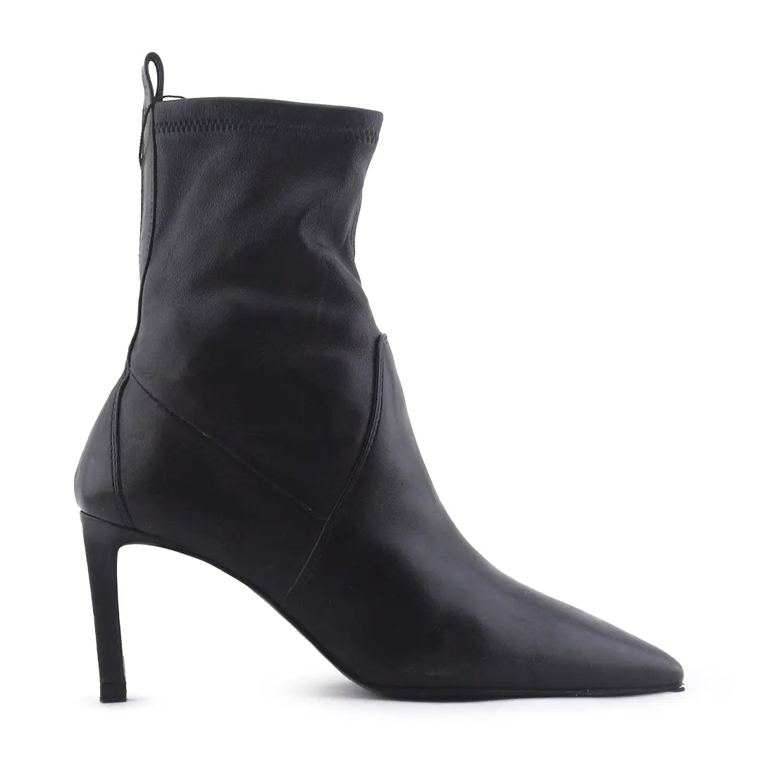 Massimo Dutti Zipper Ankle Boot | 100% Authentic Leather