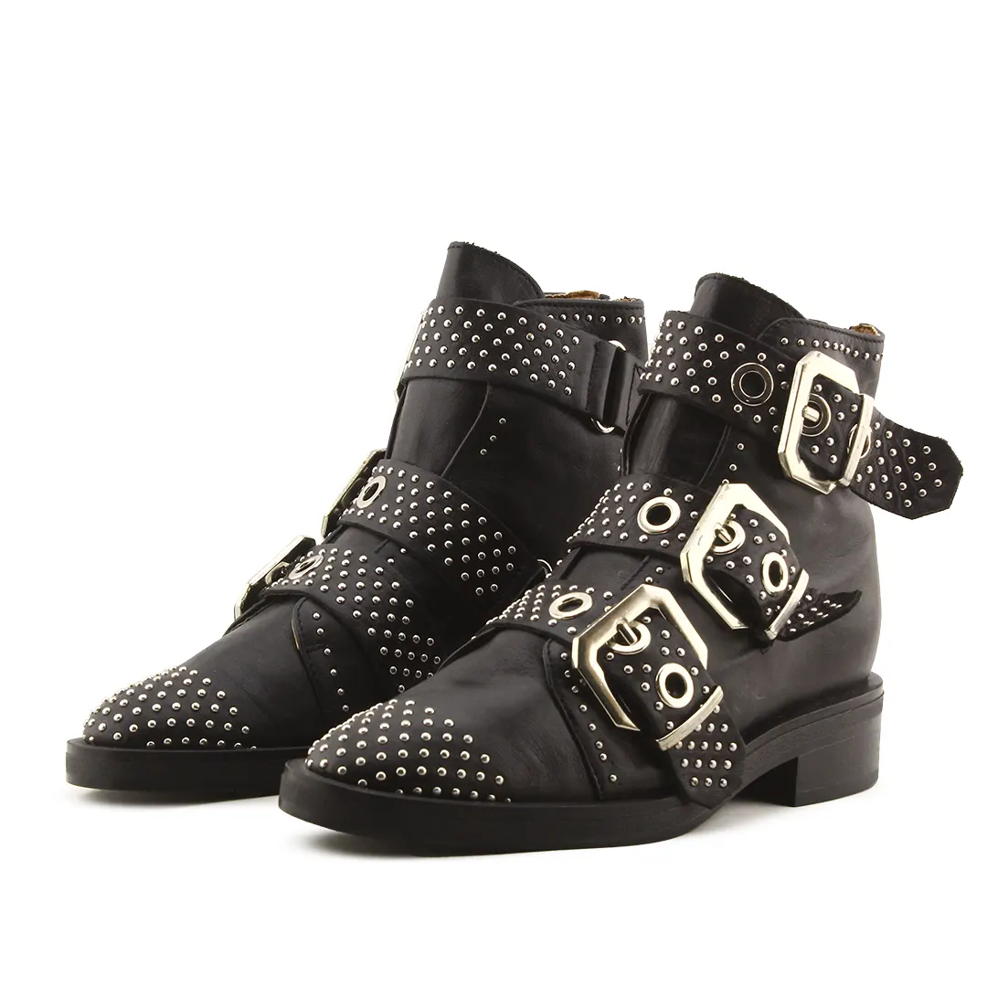 Zara Buckle Strap Ankle Boot | 100% Authentic Leather