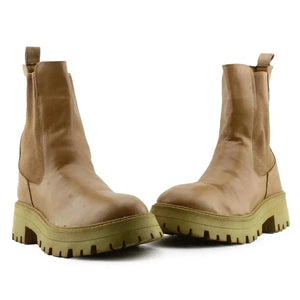 Pull & Bear Stretchable Ankle Boots | 100% Authentic Leather - sundaybazar