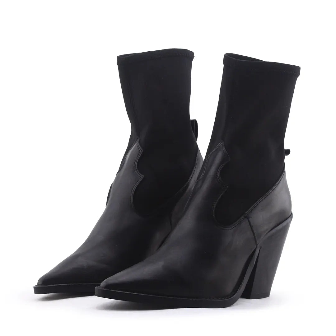 Mango Stretchable Ankle Boot | 100% Authentic Leather
