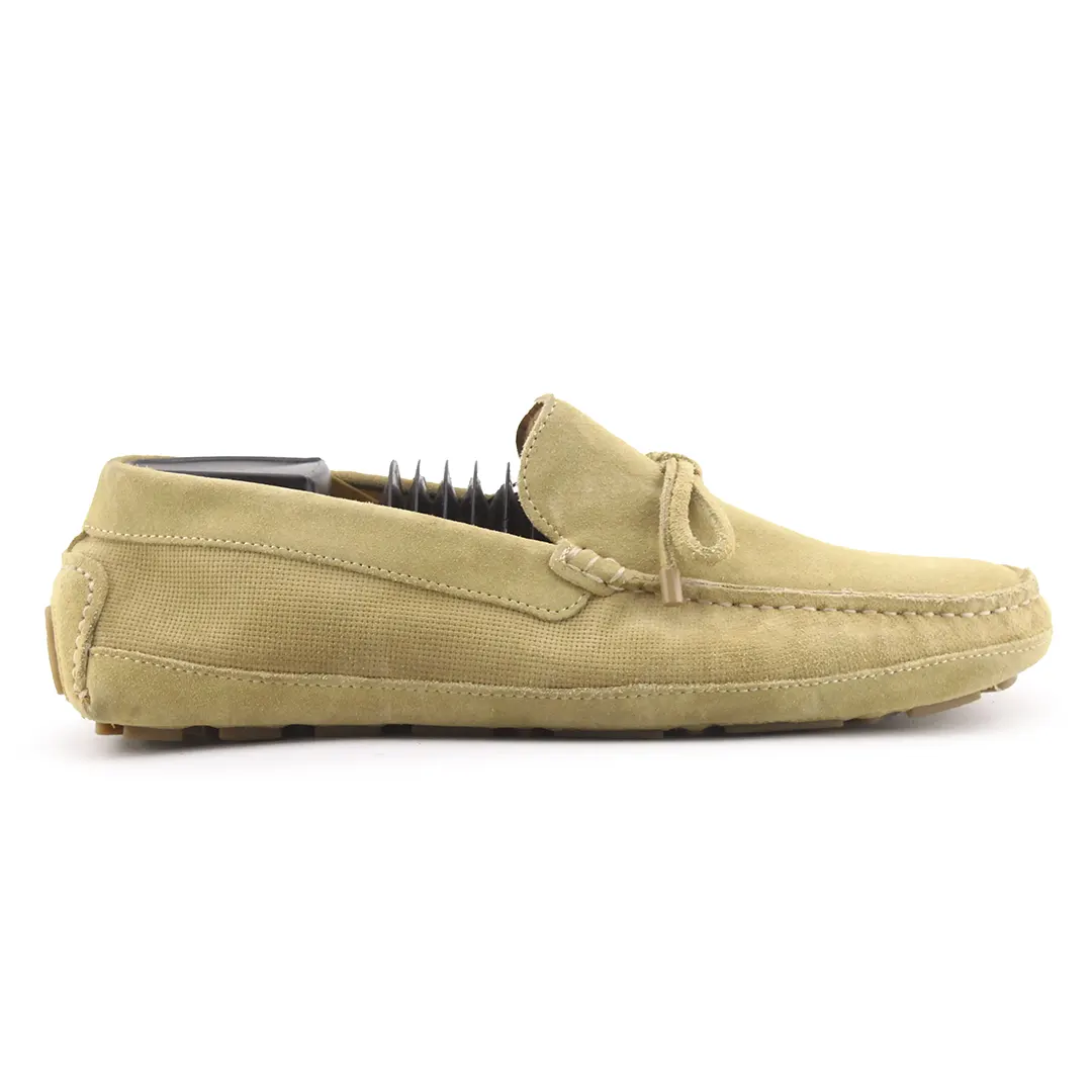 Zara Suede Slip On Loafers