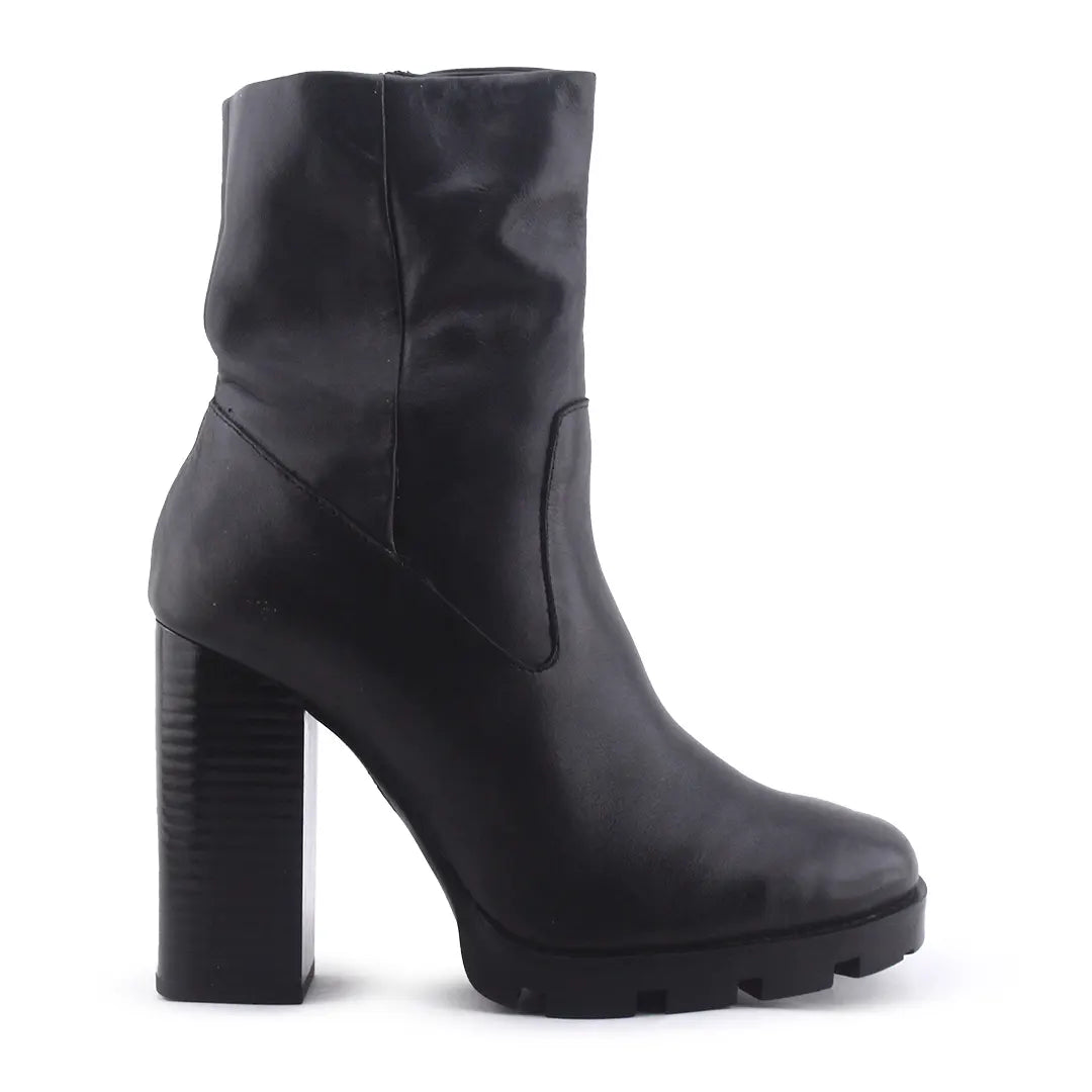 Zara Zipper Ankle Boot | 100% Authentic Leather