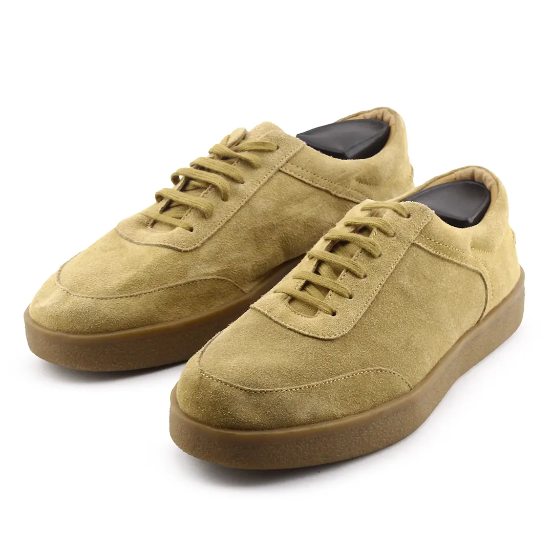 Zara Camel Brown Suede Shoes,
