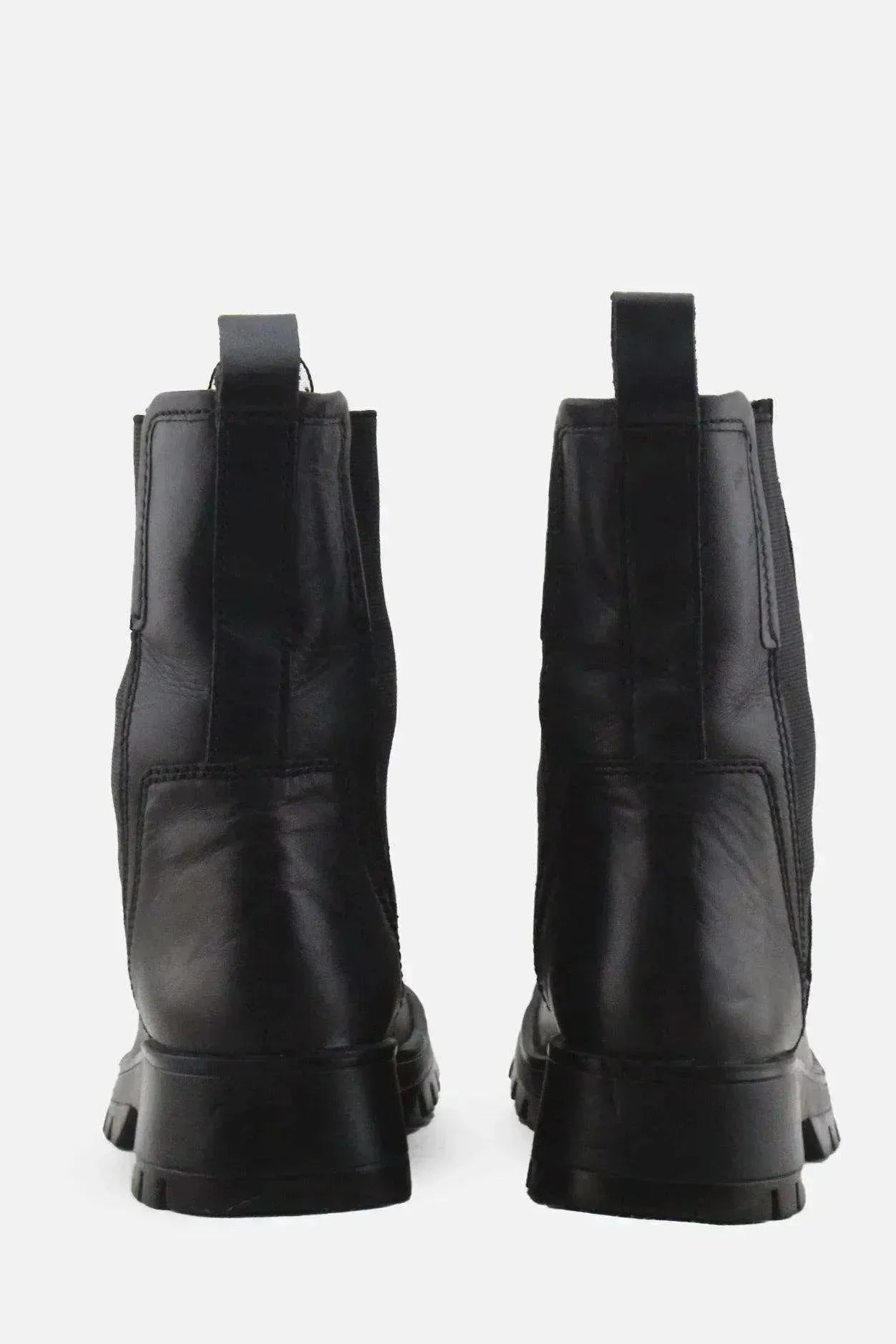 Zara Stretchable Ankle Boots | 100% Authentic Leather - sundaybazar