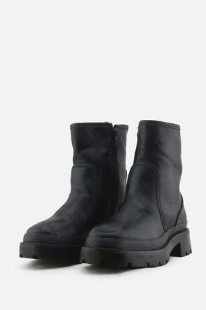 European Brand Zipper Ankle Boots | 100% Authentic Leather - sundaybazar