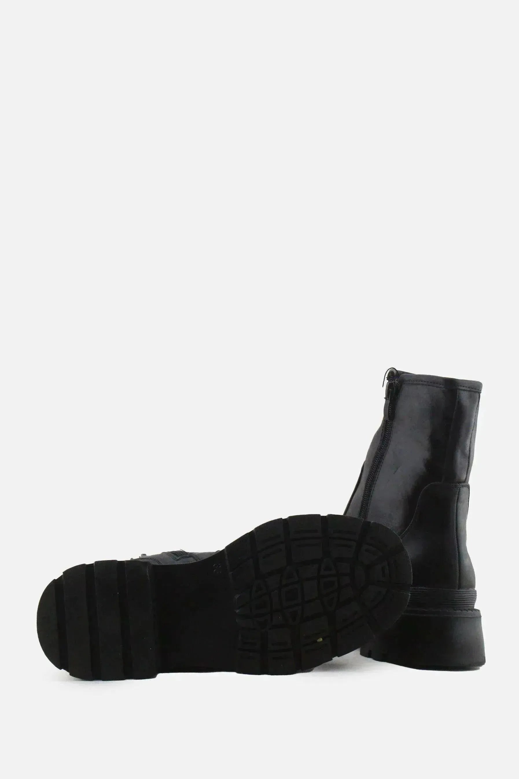 European Brand Zipper Ankle Boots | 100% Authentic Leather - sundaybazar