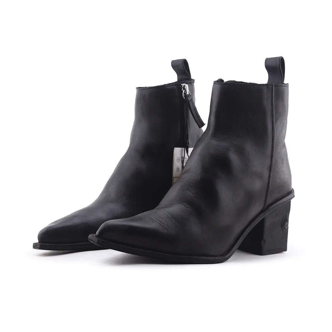 Zara Zipper Ankle Boot | 100% Authentic Leather