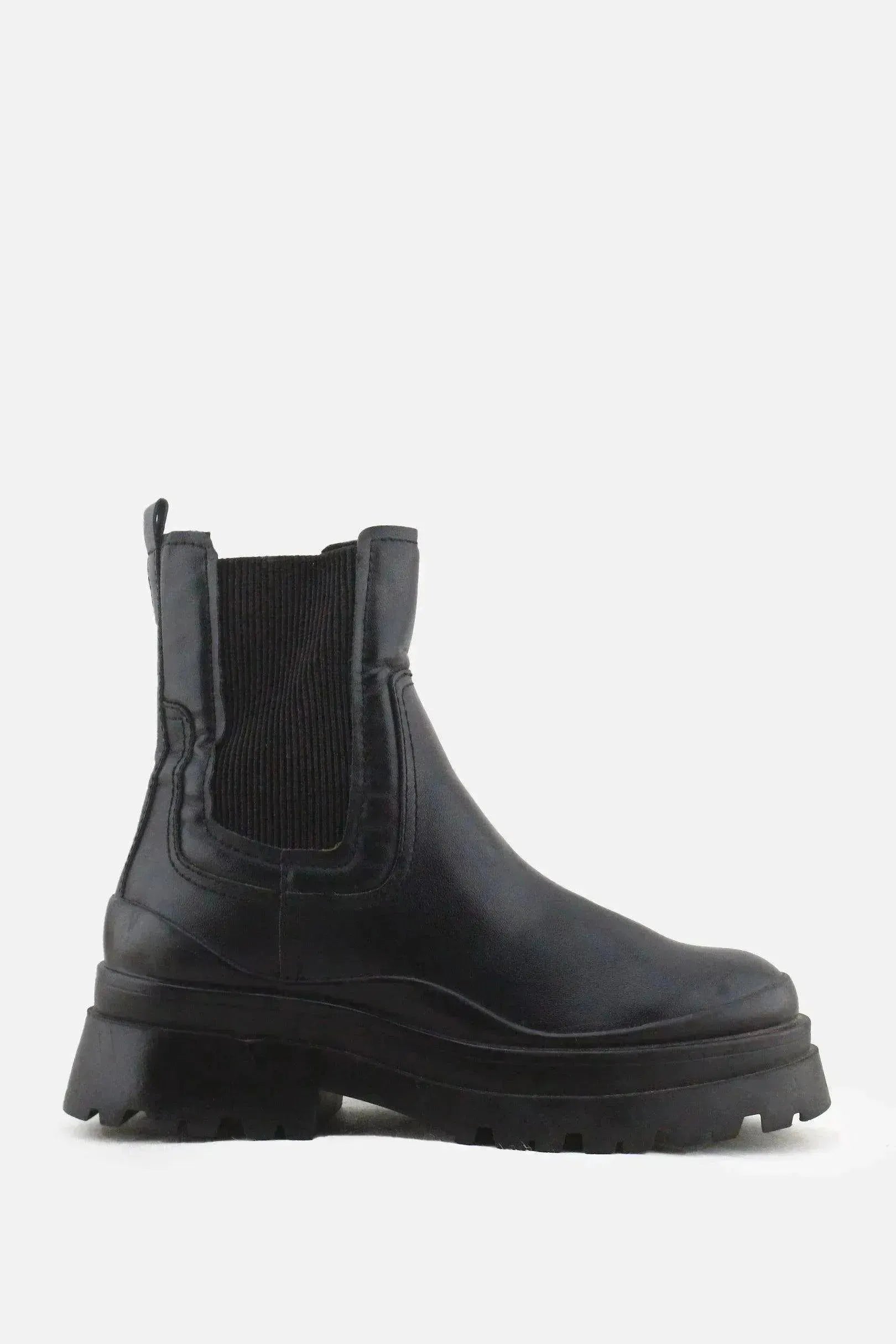 Stradivarius Stretchable Ankle Boots | 100% Authentic Leather - sundaybazar