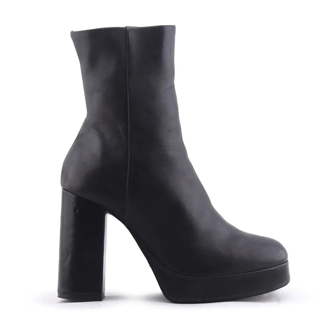 Zara Zipper Ankle Boot | 100% Authentic Leather