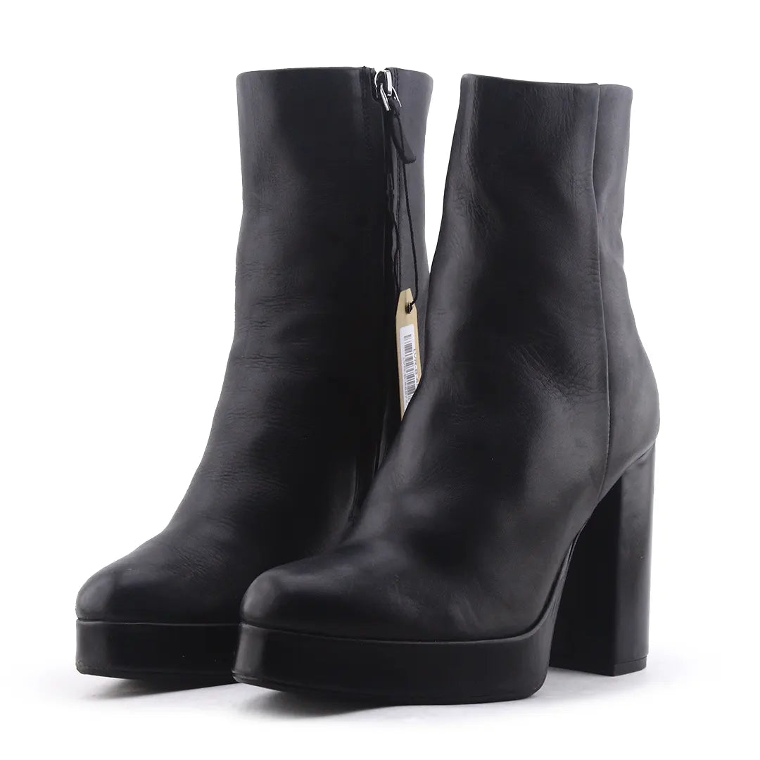 Zara Zipper Ankle Boot | 100% Authentic Leather