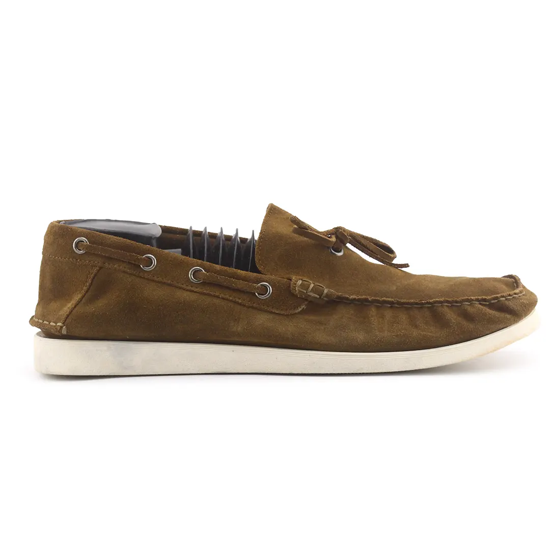 Massimo Dutti Suede Dockside Loaferss