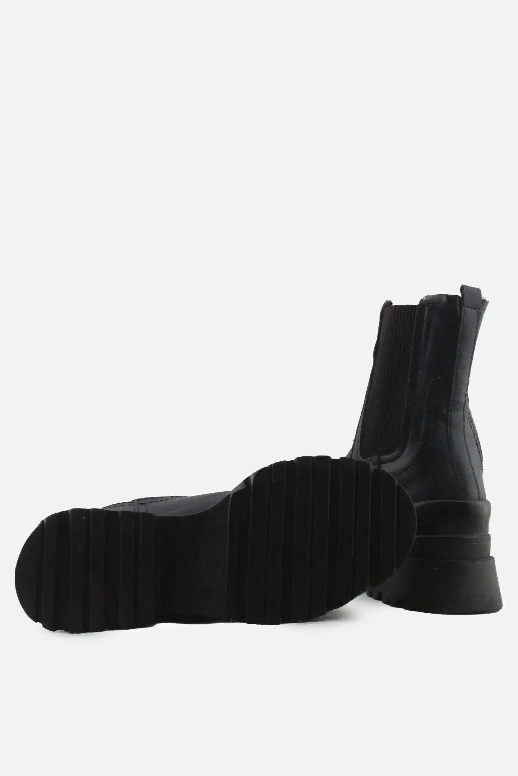 Stradivarius Stretchable Ankle Boots | 100% Authentic Leather - sundaybazar