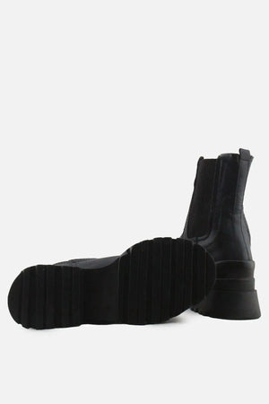 Stradivarius Stretchable Ankle Boots | 100% Authentic Leather - sundaybazar