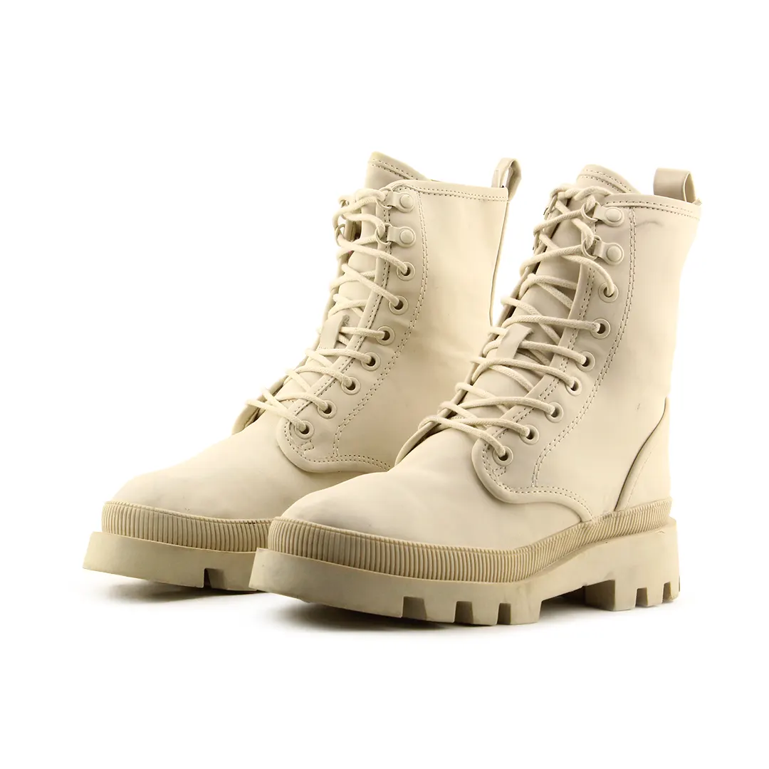 Pull & Bear Lace Up Ankle Boots | 100% Authentic Leather