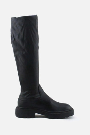 Zara Zipper Over The Knee High Boots | 100% Authentic Leather - sundaybazar