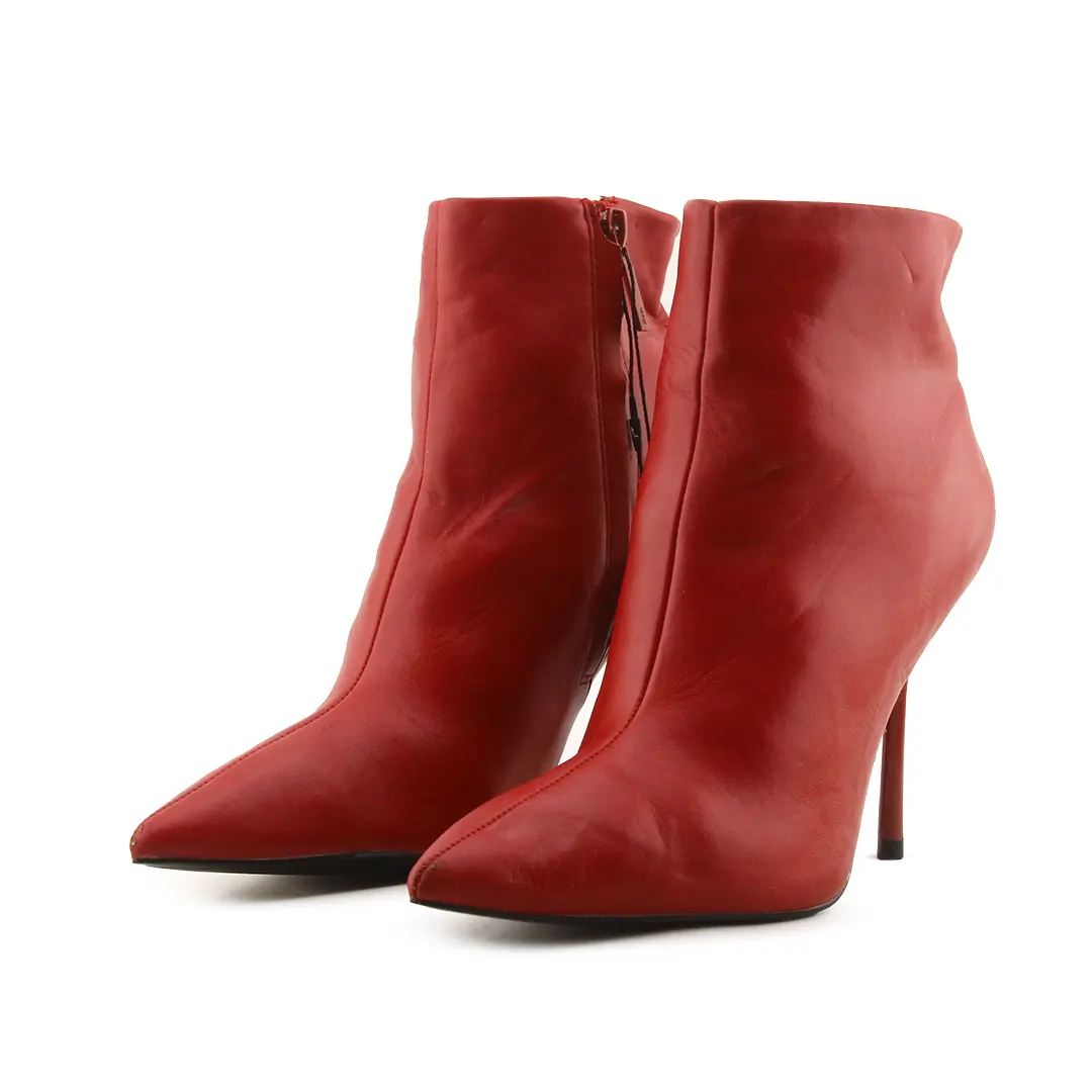 Zara Zipper Ankle Boots | 100% Authentic Leather