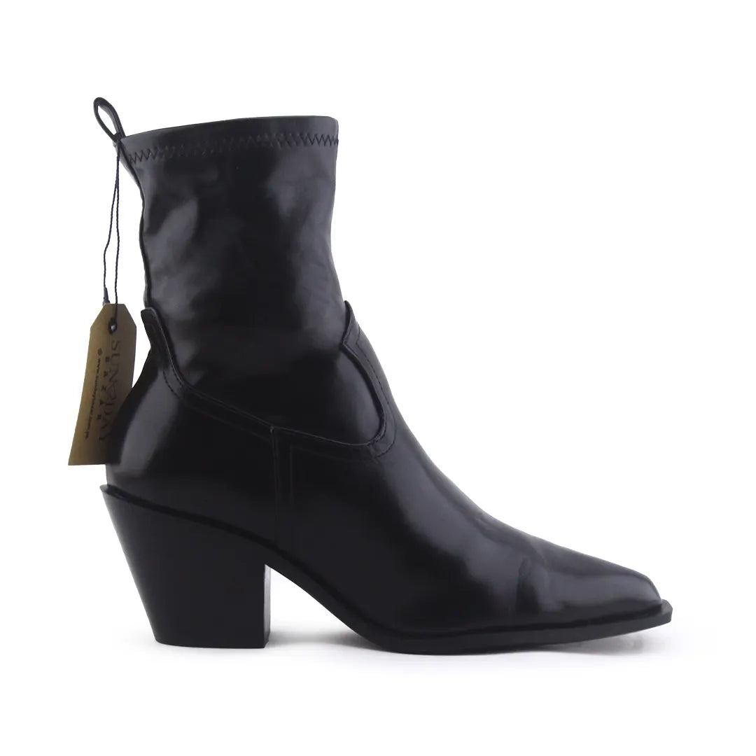 Stradivarius Zipper Ankle Boot | 100% Authentic Leather