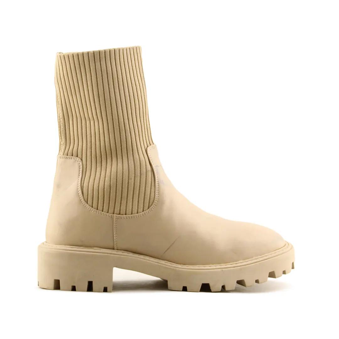 Lefties Stretchable Ankle Boots | 100% Authentic Leather