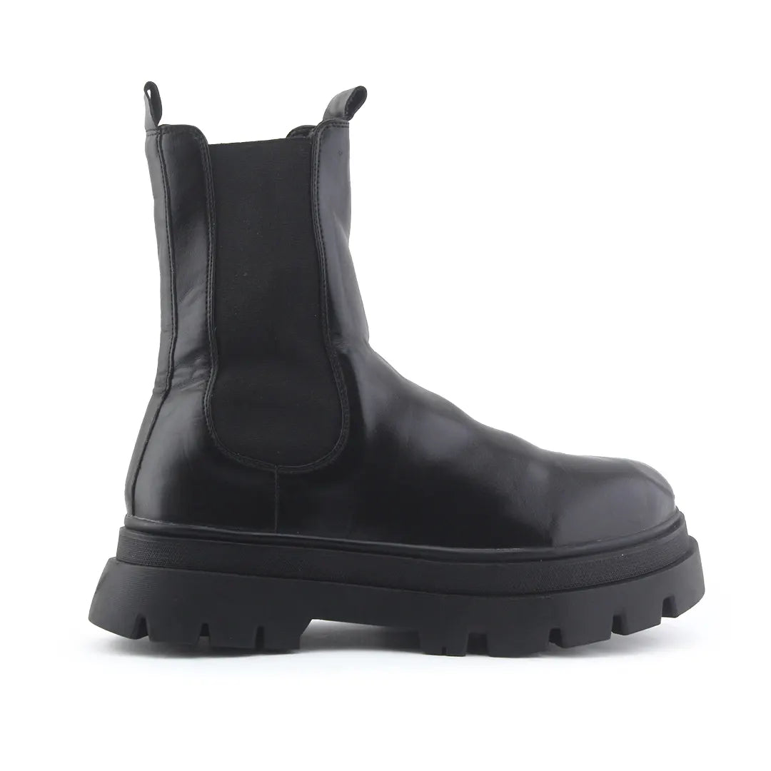 Bershka Stretchable Ankle Boot | 100% Authentic Leather