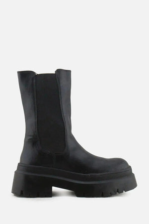 Pull & Bear Stretchable Ankle Boots | 100% Authentic Leather - sundaybazar
