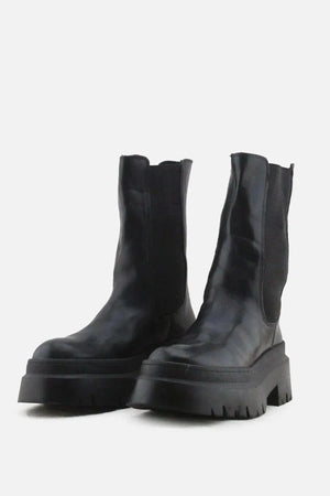 Pull & Bear Stretchable Ankle Boots | 100% Authentic Leather - sundaybazar
