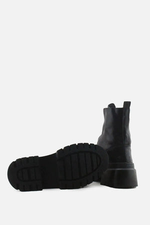 Pull & Bear Zipper Ankle Boots | 100% Authentic Leather - sundaybazar