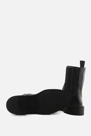 Zara Stretchable Ankle Boots | 100% Authentic Leather - sundaybazar