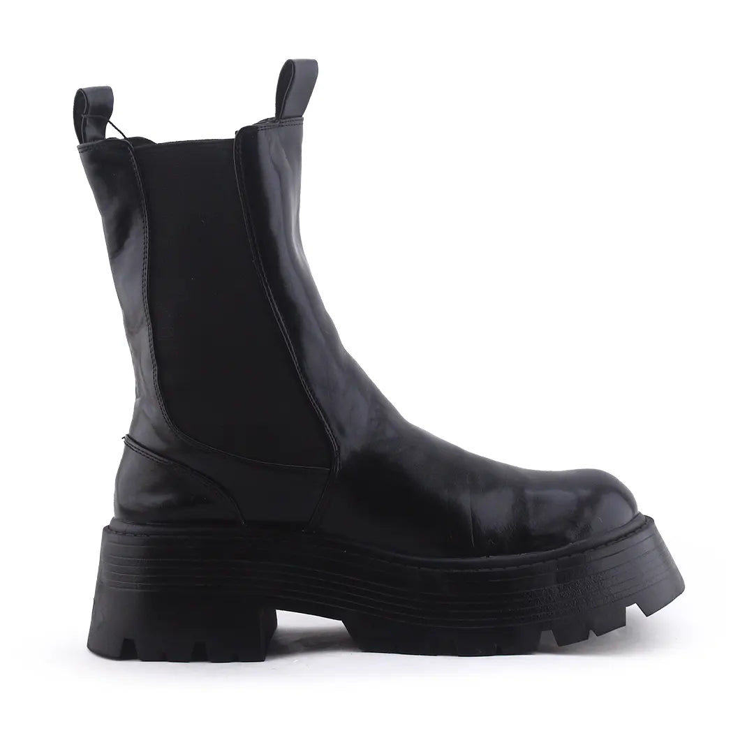 Pull & Bear Stretchable Ankle Boot | 100% Authentic Leather