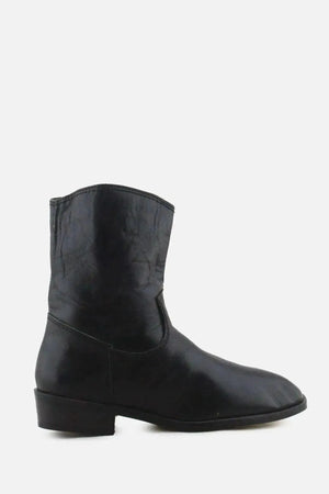 Zara Zipper Ankle Boots | 100% Authentic Leather - sundaybazar