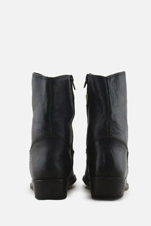 Zara Zipper Ankle Boots | 100% Authentic Leather - sundaybazar
