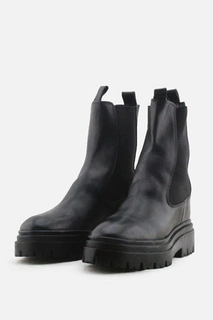 Zara Stretchable Ankle Boots | 100% Authentic Leather - sundaybazar