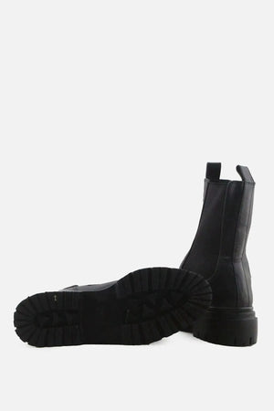 Zara Stretchable Ankle Boots | 100% Authentic Leather - sundaybazar