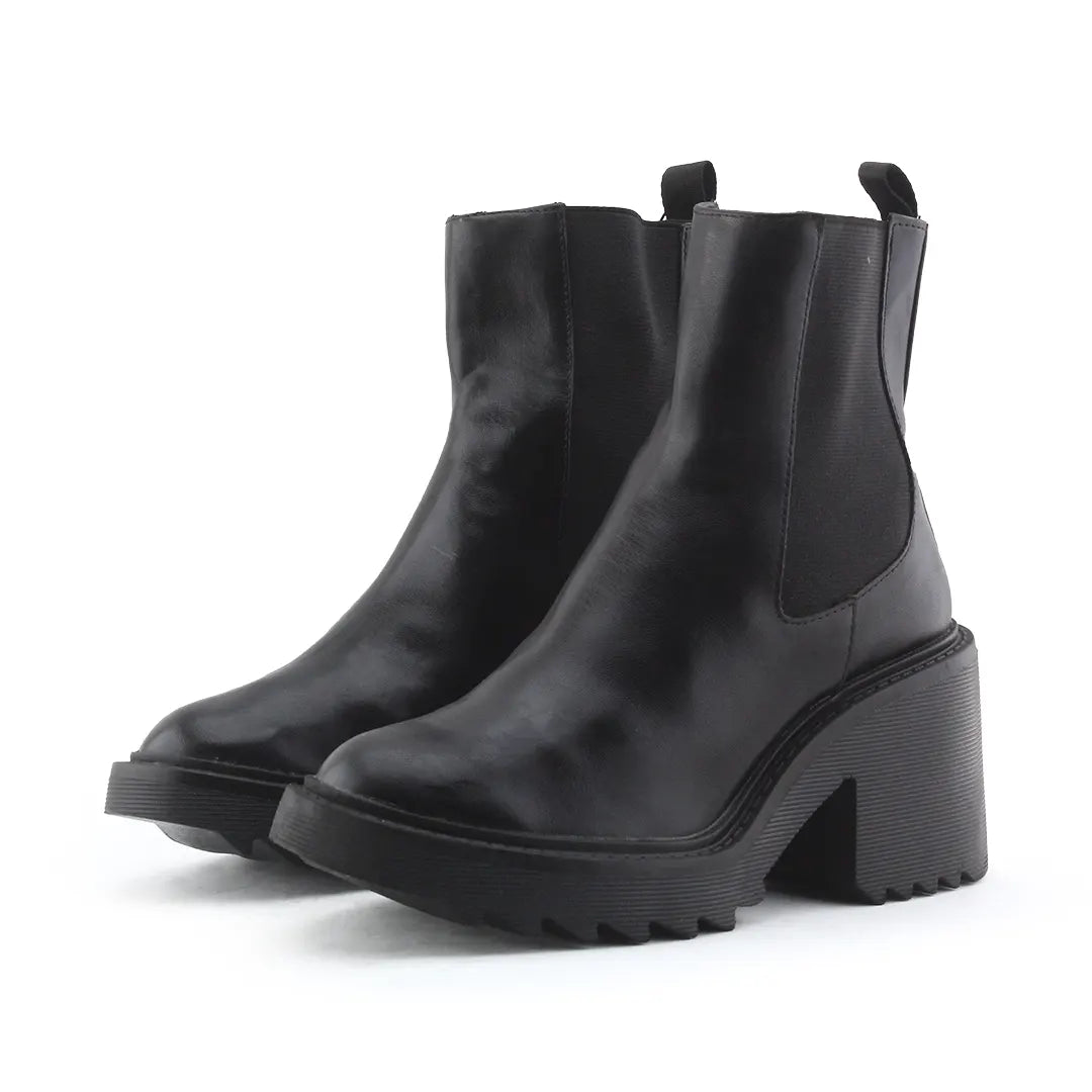 Stradivarius Stretchable Ankle Boot | 100% Authentic Leather